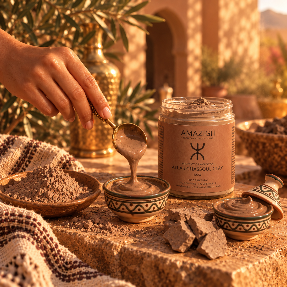 Atlas Ghassoul Clay 100g